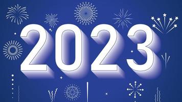 celebración festival víspera de año nuevo día de fiesta víspera de año nuevo día de año nuevo 2023 vector