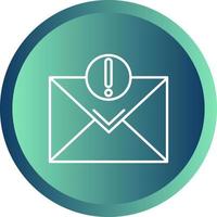 Urgent Mail Vector Icon