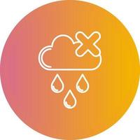 No Rain Vector Icon