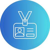 Id Card Vector Icon