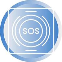 Emergency Button Vector Icon