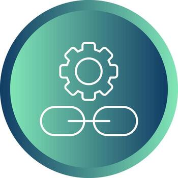 Link Setting Vector Icon