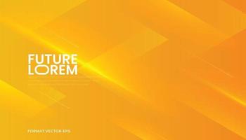 Abstract Dynamic Yellow Orange Background with Geometry Overlay Shapes