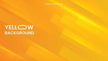 Abstract Dynamic Geometric Yellow and Orange Background. Vector Illustration