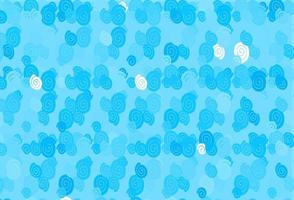 Light BLUE vector pattern with bubble shapes.