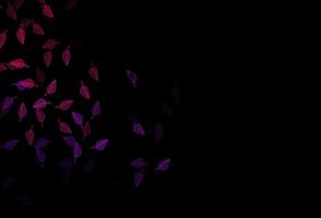 Dark Purple vector sketch background.