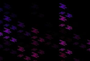 Dark Purple vector template with repeated sticks.