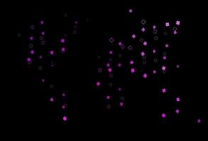 Dark Purple vector background with rectangles.