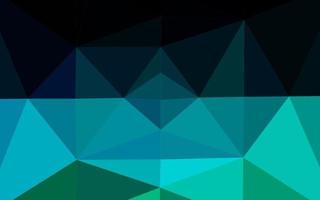 textura poligonal abstracta de vector azul claro, verde.