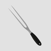 Barbeque fork vector illustration for graphic design and decorative element