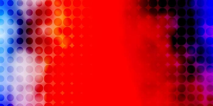 Light Multicolor vector template with circles.