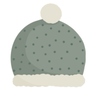 ilustración de sombrero de invierno png