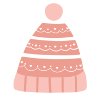 ilustración de sombrero de invierno png