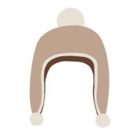 ilustración de sombrero de invierno png