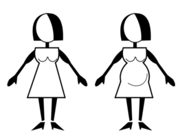 Female Stick Circlehead png