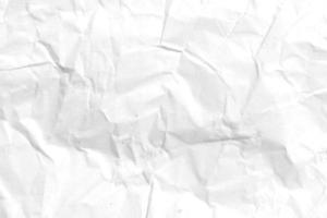White paper crumpled background photo