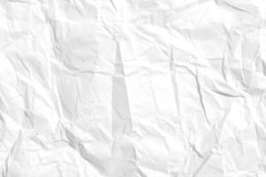 White paper crumpled background photo
