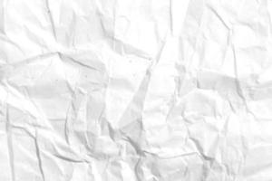 White paper crumpled background photo