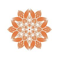 patrón de flores mandala ilustración vectorial. patrón de mandala de lujo ornamental vector