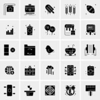 25 Universal Business Icons Vector Creative Icon Illustration to use in web and Mobile Related project