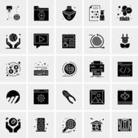 25 Universal Business Icons Vector Creative Icon Illustration to use in web and Mobile Related project