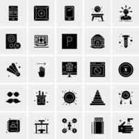 25 Universal Business Icons Vector Creative Icon Illustration to use in web and Mobile Related project