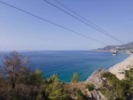 amazing view of the sea and the cable car. Cleopatra beach photo