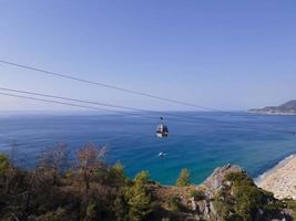 amazing view of the sea and the cable car. Cleopatra beach photo