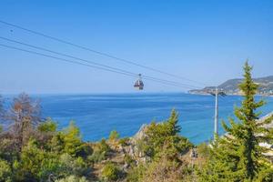 amazing view of the sea and the cable car. Cleopatra beach photo