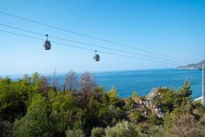 amazing view of the sea and the cable car. Cleopatra beach photo