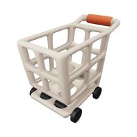 3D Render Shooping Cart photo