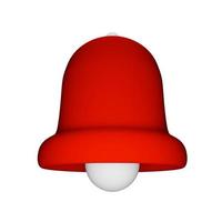 3D Render Red Bell photo