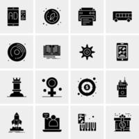 16 Universal Business Icons Vector Creative Icon Illustration to use in web and Mobile Related project