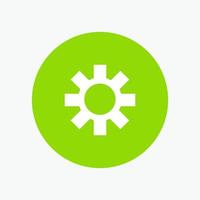 Setting Cog Gear vector
