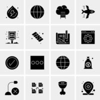 16 Universal Business Icons Vector Creative Icon Illustration to use in web and Mobile Related project