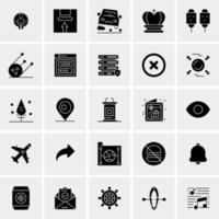 25 Universal Business Icons Vector Creative Icon Illustration to use in web and Mobile Related project