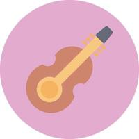 ilustración de vector de guitarra en un fondo. símbolos de calidad premium. iconos vectoriales para concepto y diseño gráfico.