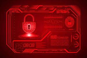 Modern HUD Technology Screen Background vector