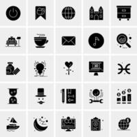 25 Universal Business Icons Vector Creative Icon Illustration to use in web and Mobile Related project