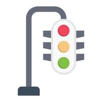 traffic light vector illustration on a background.Premium quality symbols.vector icons for concept and graphic design.