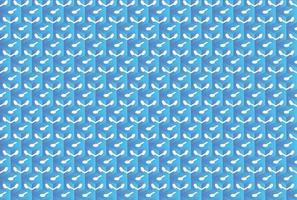 Hexagonal chip symbol seamless pattern vector