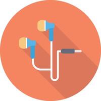 earphone vector illustration on a background.Premium quality symbols.vector icons for concept and graphic design.