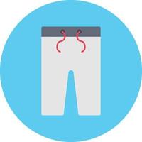 Ilustración de vector de pantalón en un fondo. Símbolos de calidad premium. Iconos vectoriales para concepto y diseño gráfico.