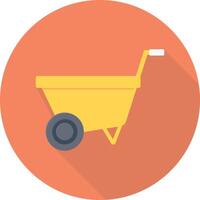 wheelbarrow vector illustration on a background.Premium quality symbols.vector icons for concept and graphic design.