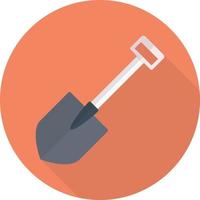 shovel vector illustration on a background.Premium quality symbols.vector icons for concept and graphic design.