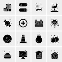 16 Universal Business Icons Vector Creative Icon Illustration to use in web and Mobile Related project