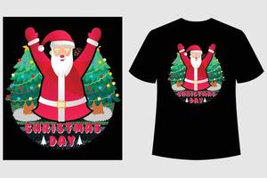 Christmas day or x-mas day t-shirt design vector