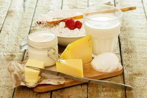 Different dairy products photo