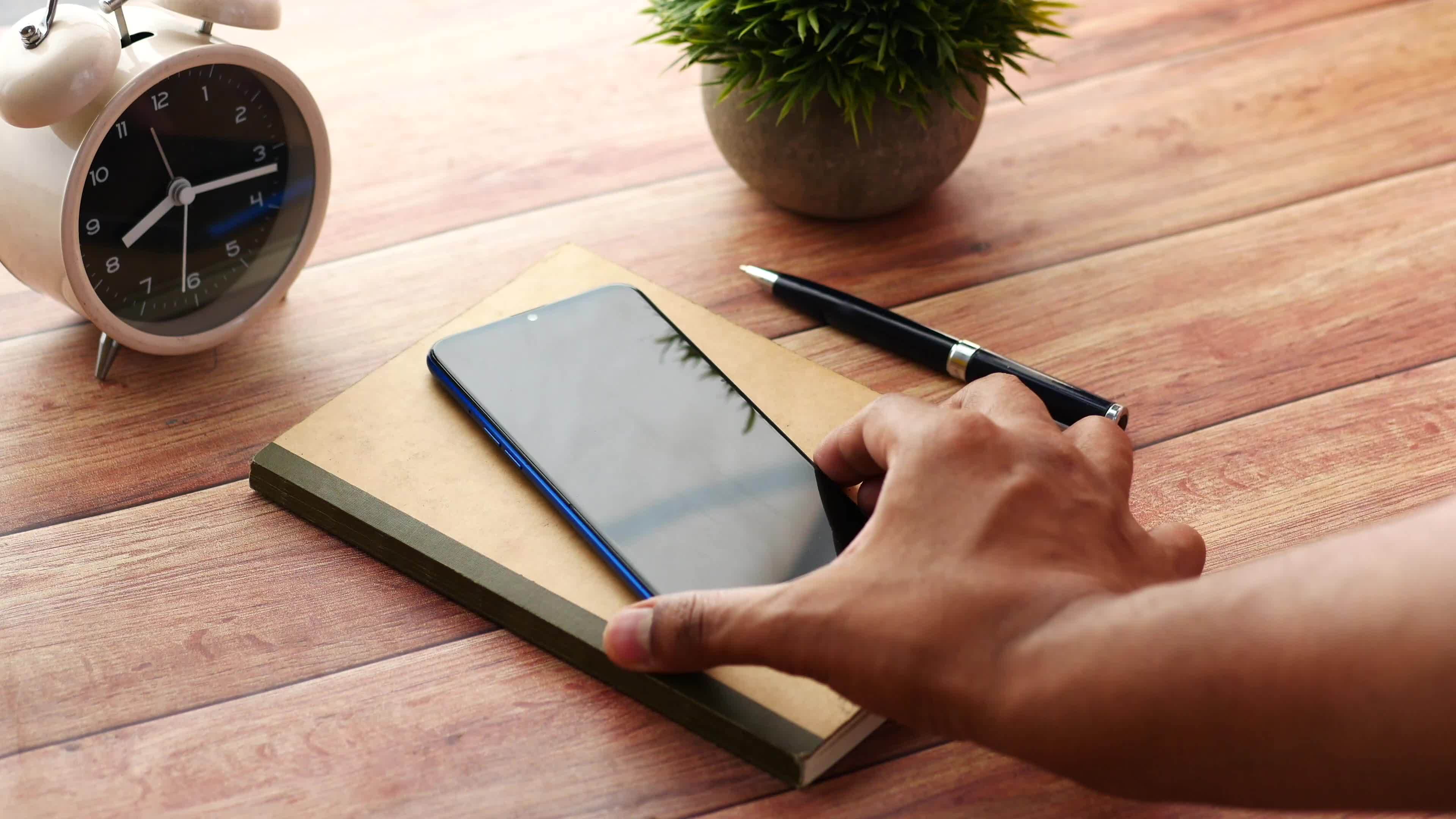 Pick Up Phone Stock Video Footage for Free Download