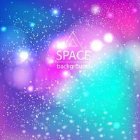 Abstract space galaxy background with cosmic light and stars vector